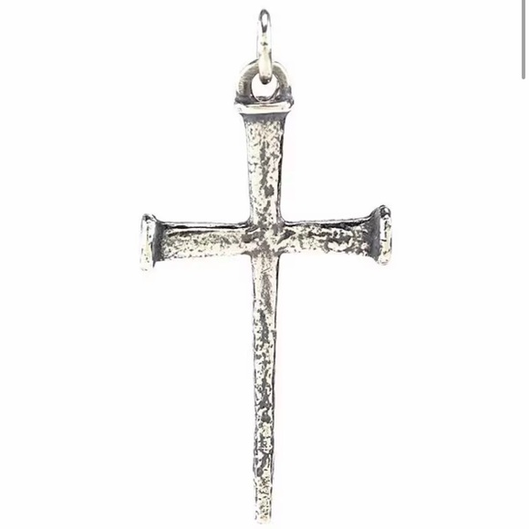 James Avery Other - James Avery Textured Silver Cross Pendant & necklace